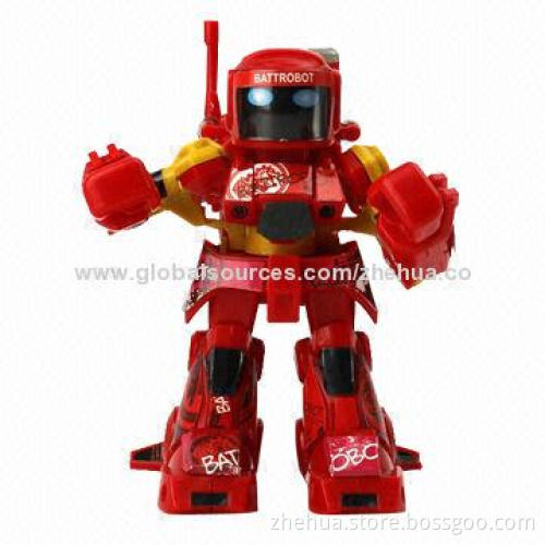 2.4G RC battle robot toy with light and sound